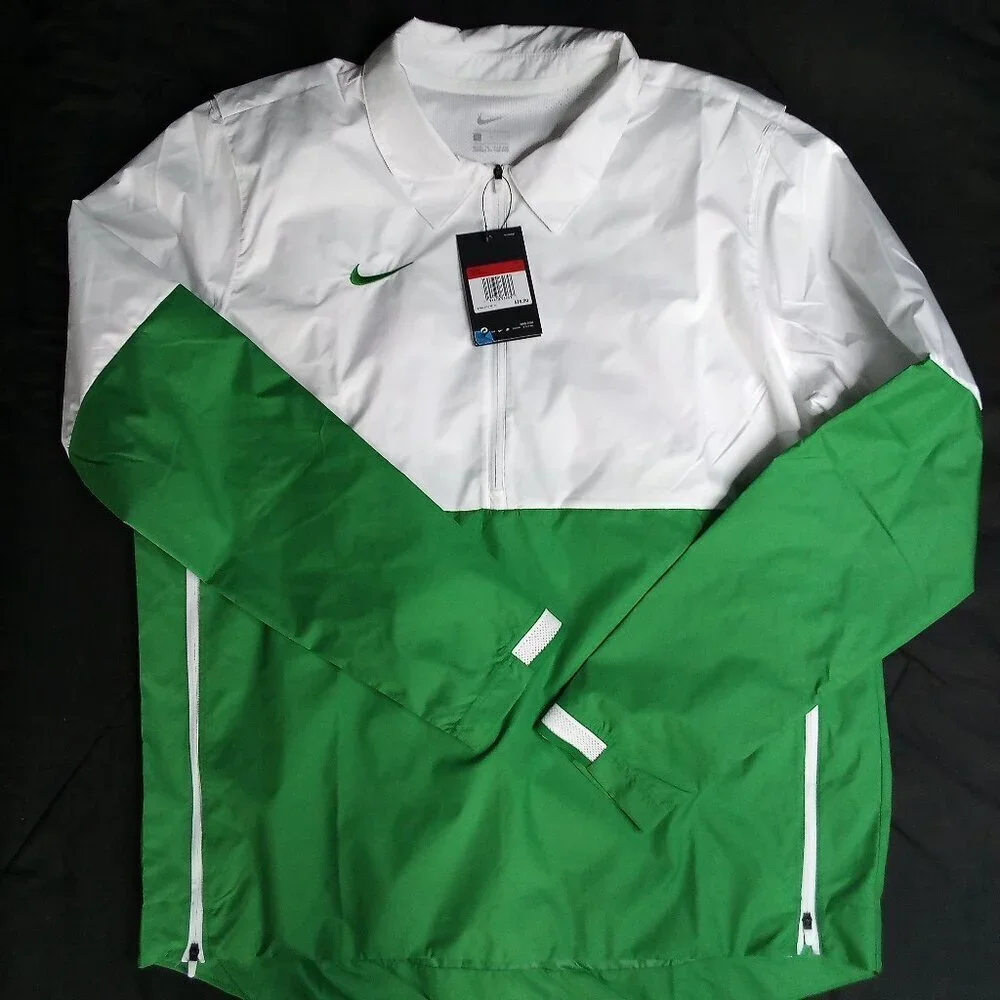 NWT Nike Oregon Ducks 1/2 Zip Windbreaker Jacket Pullover